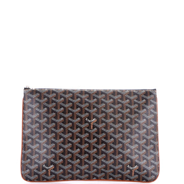 Goyard Senat Zip Pouch Coated Canvas MM