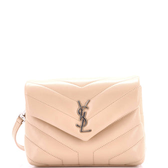 Saint Laurent Loulou Shoulder Bag Matelasse Chevron Leather Toy