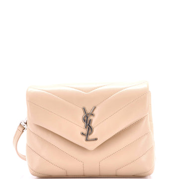 Saint Laurent Loulou Shoulder Bag Matelasse Chevron Leather Toy
