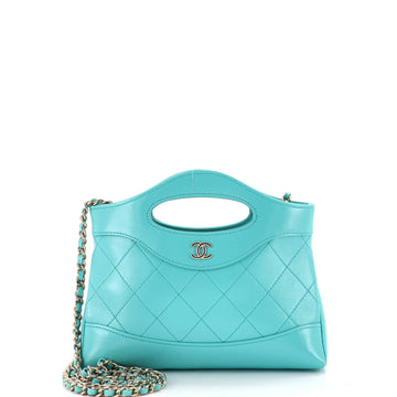Chanel 31 Shopping Bag Clutch with Chain Quilted Lambskin Small