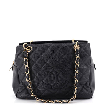 Chanel Petite Timeless Tote Quilted Caviar