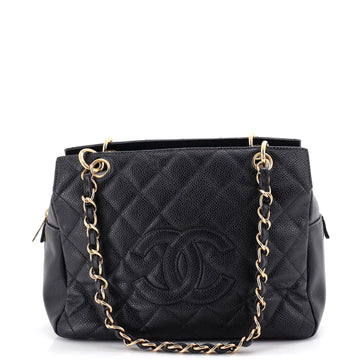 Chanel Petite Timeless Tote Quilted Caviar