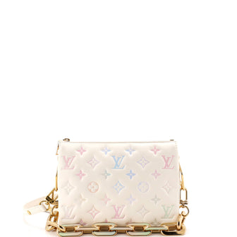 Louis Vuitton Coussin Bag Milky Way Monogram Embossed Lambskin BB
