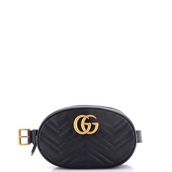 Gucci GG Marmont Belt Bag Matelasse Leather