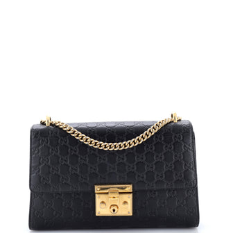 Gucci Padlock Shoulder Bag Guccissima Leather Medium