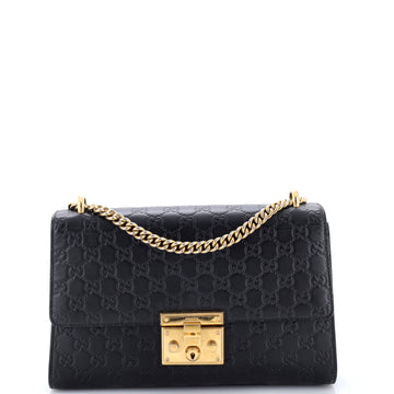 Gucci Padlock Shoulder Bag Guccissima Leather Medium