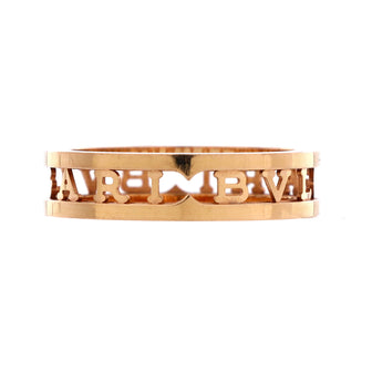 Bvlgari B.Zero1 Logo Openwork Ring 18K Rose Gold