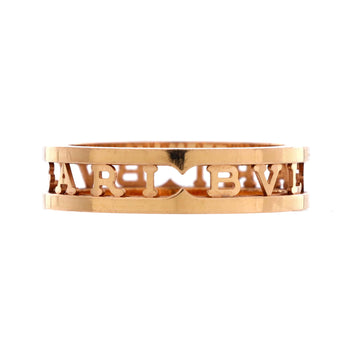 Bvlgari B.Zero1 Logo Openwork Ring 18K Rose Gold