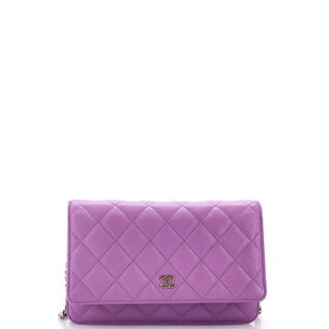 Chanel Wallet on Chain Quilted Caviar