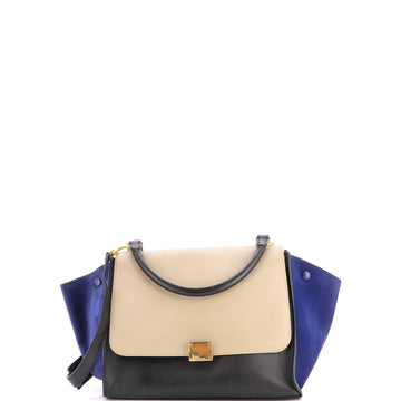 Celine Tricolor Trapeze Bag Leather Medium