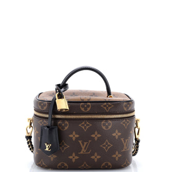 Louis Vuitton Vanity Handbag Reverse Monogram Canvas PM