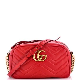 Gucci GG Marmont Shoulder Bag Matelasse Leather Small