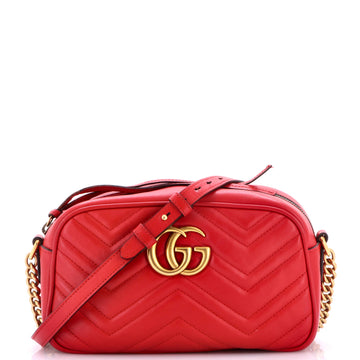 Gucci GG Marmont Shoulder Bag Matelasse Leather Small