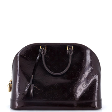 Louis Vuitton Alma Handbag Monogram Vernis MM