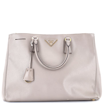 Prada Double Zip Lux Tote Saffiano Leather Large