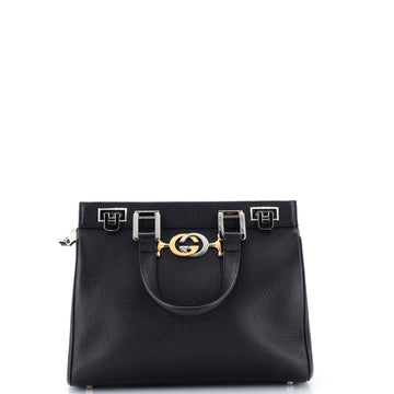 Gucci Zumi Top Handle Bag Leather Small