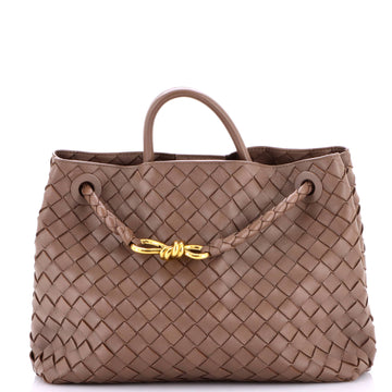 Bottega Veneta Andiamo Top Handle Bag Intrecciato Nappa Medium