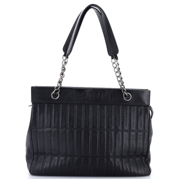 Chanel Lax Shoulder Bag Vertical Quilted Leather Medium