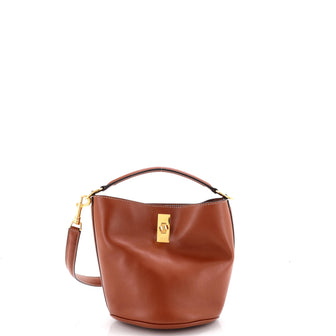 Celine Bucket 16 Bag Leather Teen