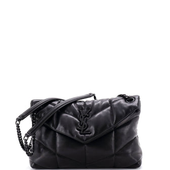 Saint Laurent Loulou Puffer Shoulder Bag Quilted Leather Small