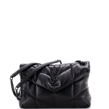 Saint Laurent Loulou Puffer Shoulder Bag Quilted Leather Small