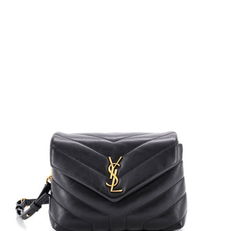 Saint Laurent Loulou Shoulder Bag Matelasse Chevron Leather Toy