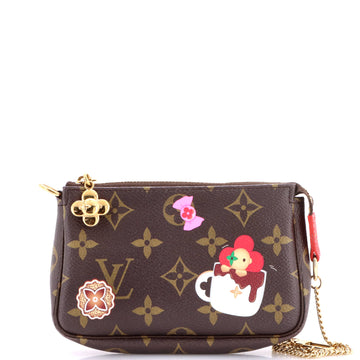 Louis Vuitton Pochette Accessoires Limited Edition Monogram Canvas Mini