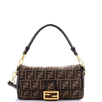 Fendi Baguette NM Bag Zucca Canvas Medium