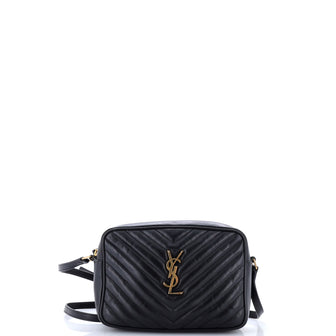 Saint Laurent Lou Camera Bag Matelasse Chevron Leather Small