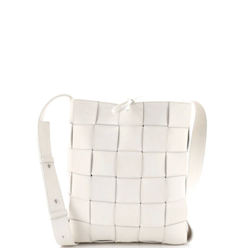 Bottega Veneta Cassette Messenger Bag Maxi Intrecciato Leather