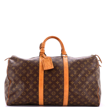 Louis Vuitton Keepall Bag Monogram Canvas 50
