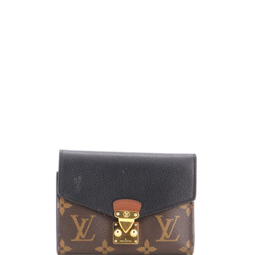 Louis Vuitton Pallas Wallet NM Monogram Canvas and Calfskin Compact