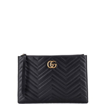 Gucci GG Marmont Pouch Matelasse Leather
