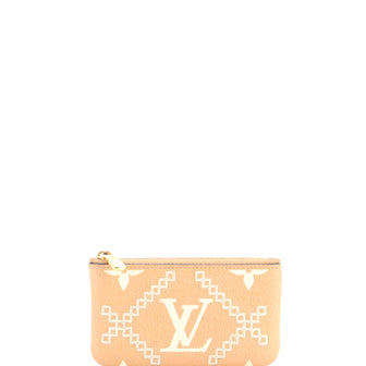 Louis Vuitton Key Pouch Monogram Empreinte Giant Broderies