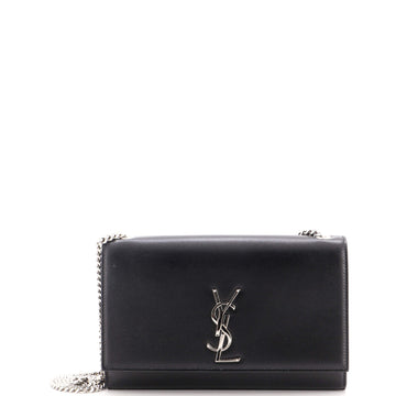 Saint Laurent Classic Monogram Crossbody Bag Grainy Leather Medium
