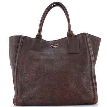 Prada Convertible Shopping Tote Vitello Daino Medium
