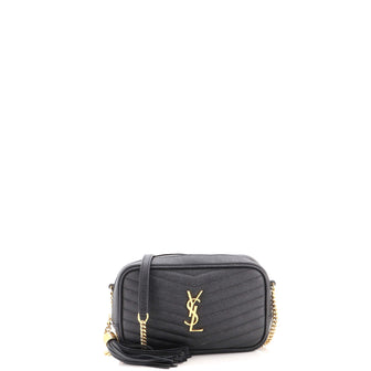 Saint Laurent Lou Camera Bag Matelasse Chevron Leather Mini