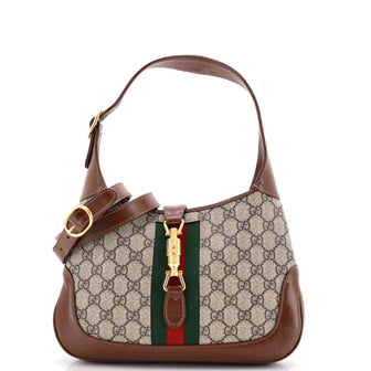 Gucci Jackie 1961 Hobo GG Coated Canvas Small