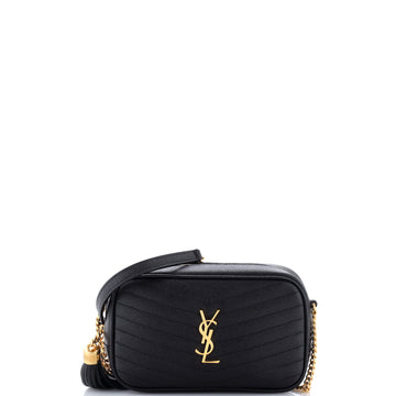 Saint Laurent Lou Camera Bag Matelasse Chevron Leather Mini