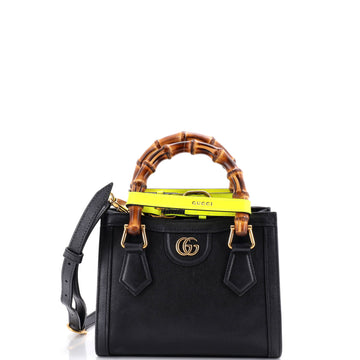 Gucci Diana NM Bamboo Handle Tote Leather Mini