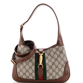 Gucci Jackie 1961 Hobo GG Coated Canvas Small