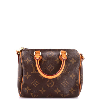 Louis Vuitton Speedy Bandouliere Bag Monogram Canvas Nano