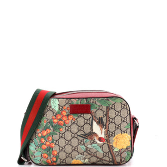 Gucci Camera Shoulder Bag Tian Print GG Coated Canvas Medium