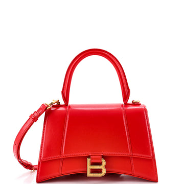 Balenciaga Hourglass Top Handle Bag Leather Small