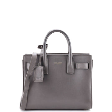 Saint Laurent Sac de Jour Bag Leather Nano