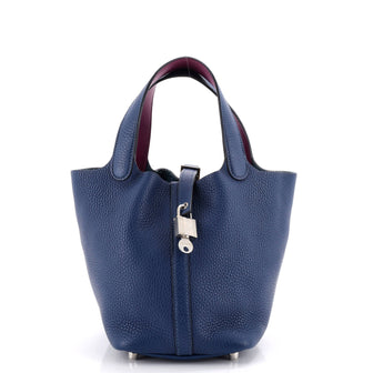 Hermes Eclat Picotin Lock Bag Clemence PM