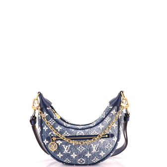 Louis Vuitton Loop Handbag Monogram Jacquard Denim