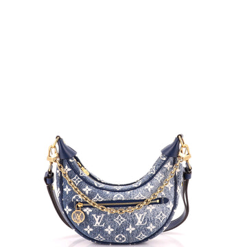 Louis Vuitton Loop Handbag Monogram Jacquard Denim