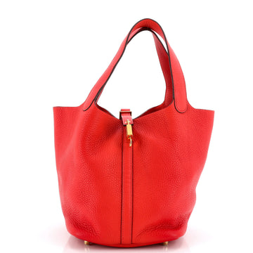 Hermes Picotin Lock Bag Clemence MM