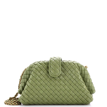 Bottega Veneta Lauren 1980 Clutch with Chain Intrecciato Nappa Medium